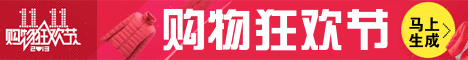 2013年购物狂欢节淘宝banner制作 演示效果