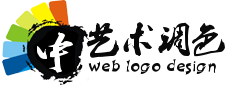 扇形调色板艺术工艺类网站logo在线设计 演示效果