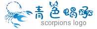 星座网站青色蝎子logo图片素材 演示效果