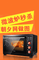 带烤箱功能微波炉banner免费设计 演示效果