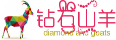 色彩斑斓钻石风格山羊logo免费素材 演示效果