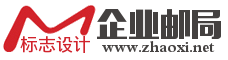 红色字母M商业logo设计模板 演示效果