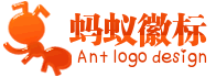 立体风格红色蚂蚁logo徽标设计 演示效果