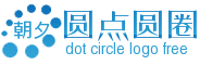九个青色圆点圆圈logo标志设计 演示效果