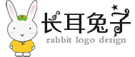 黄色衣服长耳朵兔子logo图片制作 演示效果