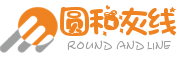 橙色圆形三条竖线logo徽标制作网 演示效果