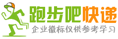 绿色跑步人形logo徽标设计模板 演示效果