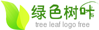 两片淡绿色叶子蔬菜网站logo设计 演示效果