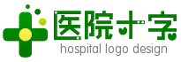 网上医院和药店绿色十字logo站标制作 演示效果