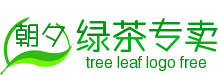 绿色树叶地方茶叶网站logo设计啦 演示效果