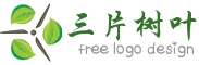 三片绿色树叶logo免费设计器 演示效果
