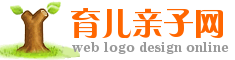 一棵大树树桩logo在线设计 幼儿网站 演示效果