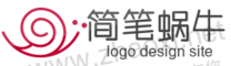 红色简笔画蜗牛logo标志在线设计 演示效果
