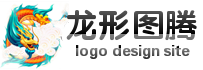 青色龙形舞龙民间艺术网站logo制作 演示效果