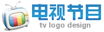 卡通风格彩色电视机logo免费设计 演示效果