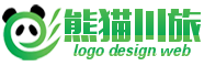 绿色英文字母E熊猫logo在线设计啦 演示效果
