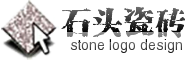 灰色瓷砖石材网站logo在线制作 演示效果