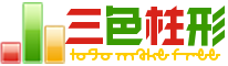 红绿黄三色柱形业务报表logo在线制作 演示效果